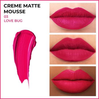Insight Cr�me Matte Mousse Lipstick � 03 Love Bug|6.5 gms|MRP 170