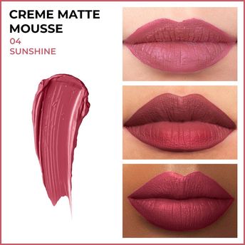 Insight Cr�me Matte Mousse Lipstick � 04 Sunshine|6.5 gms|MRP 170