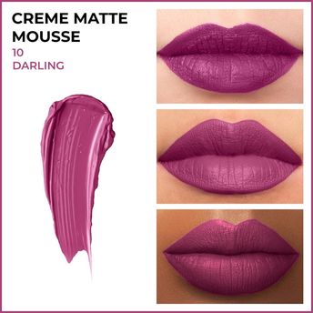 Insight Cr�me Matte Mousse Lipstick � 10 Darling|6.5 gms|MRP 170