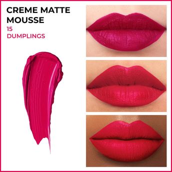 Insight Cr�me Matte Mousse Lipstick � 15 Dumpling|6.5 gms|MRP 170