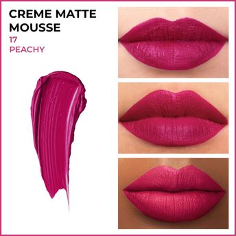 Insight Cr�me Matte Mousse Lipstick � 17 Peachy|6.5 gms|MRP 170