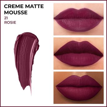 Insight Cr�me Matte Mousse Lipstick � 21 Rosie|6.5 gms|MRP 170