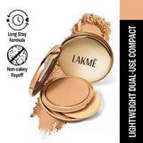 Lakmï¿½ 9to5 Unreal Dual Cover Pressed Powder ï¿½ 24 Beige|9 gms|MRP 699