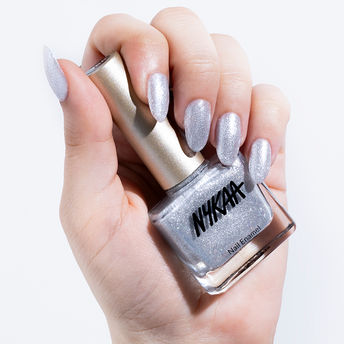 Nykaa Glitter Nail Enamel - Disco Moves 466|9 ml|MRP 249