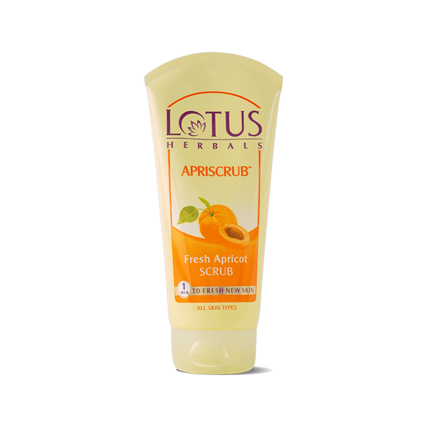 Lotus Herbals Apriscrub Fresh Apricot Scrub, face scrub, apricot granules