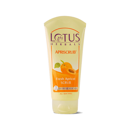 Lotus Herbals Apriscrub Fresh Apricot Scrub, face scrub, apricot granules