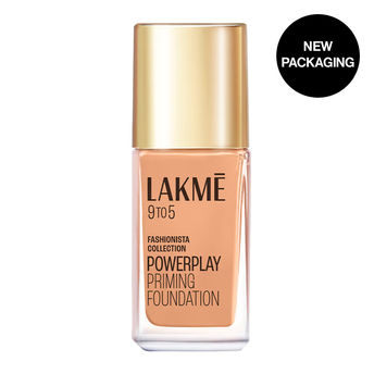 Lakmï¿½ 9to5 Powerplay Priming Liquid Foundation ï¿½ N220 Neutral Medium|25 ml|MRP 699