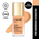 Lakmï¿½ 9to5 Powerplay Priming Liquid Foundation ï¿½ W110 Warm Light|25 ml|MRP 699
