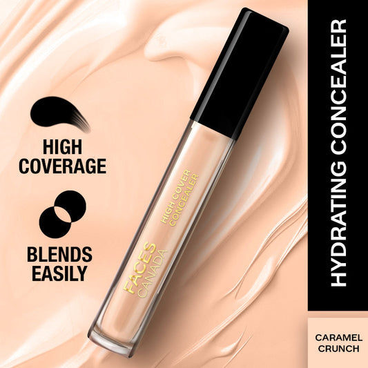 Faces Canada High Cover Concealer - Caramel Crunch 03|4 ml|MRP 299