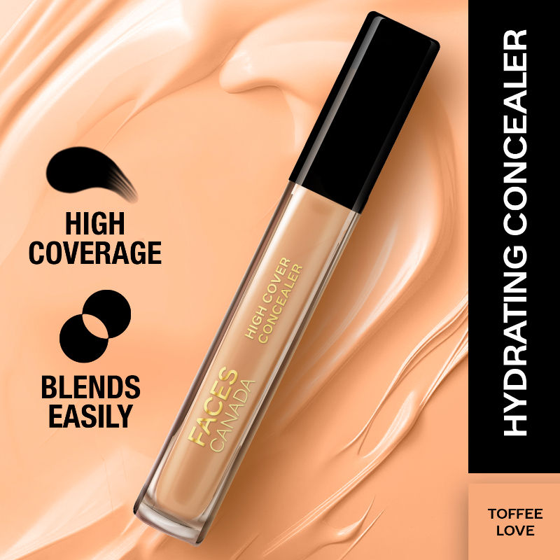 Faces Canada High Cover Concealer - Toffee Love 04|4 ml|MRP 299