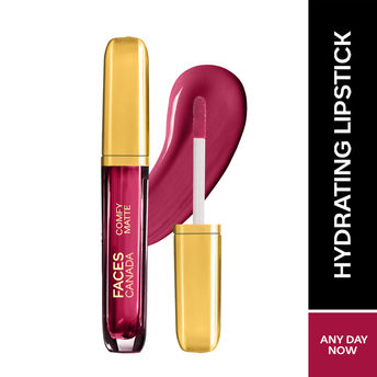 Faces Canada Comfy Matte Liquid Lipstick - Any Day Now 04|3.8 ml|MRP 449