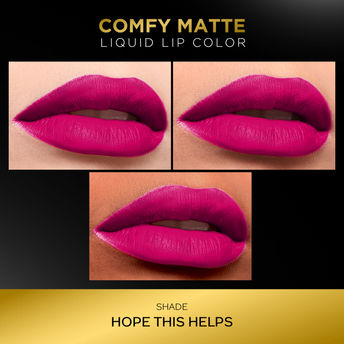 Faces Canada Comfy Matte Liquid Lipstick - Hope This Helps 06|3.8 ml|MRP 449