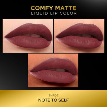 Faces Canada Comfy Matte Liquid Lipstick - Note To Self 07|3.8 ml|MRP 449