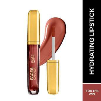 Faces Canada Comfy Matte Liquid Lipstick - For The Win 08|3.8 ml|MRP 449