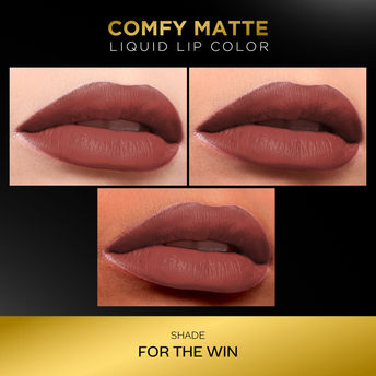 Faces Canada Comfy Matte Liquid Lipstick - For The Win 08|3.8 ml|MRP 449