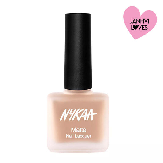Nykaa Matte Nail Enamel Polish - Milk Chocolate 157|9 ml|MRP 229