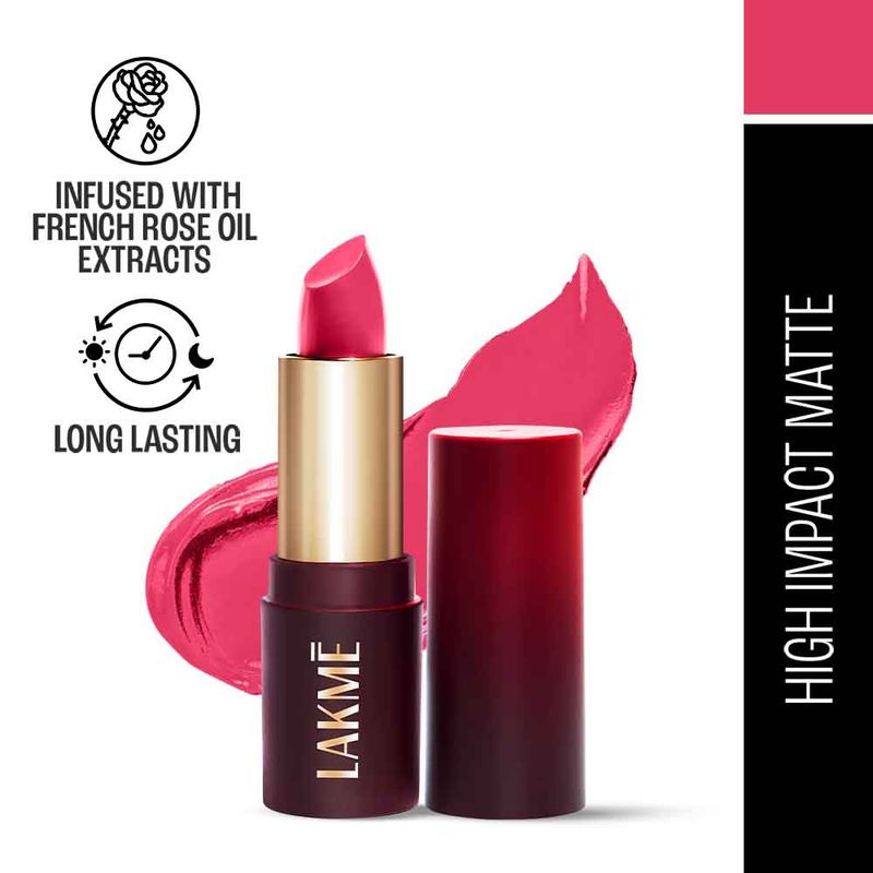 Lakmï¿½ Forever Matte Lipstick ï¿½ Pink Prom|4.5 gms|MRP 349