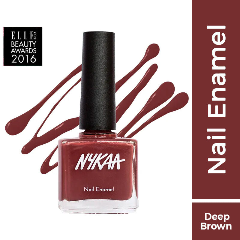Nykaa Nail Enamel Polish - Marsala Chai 01|9 ml|MRP 189