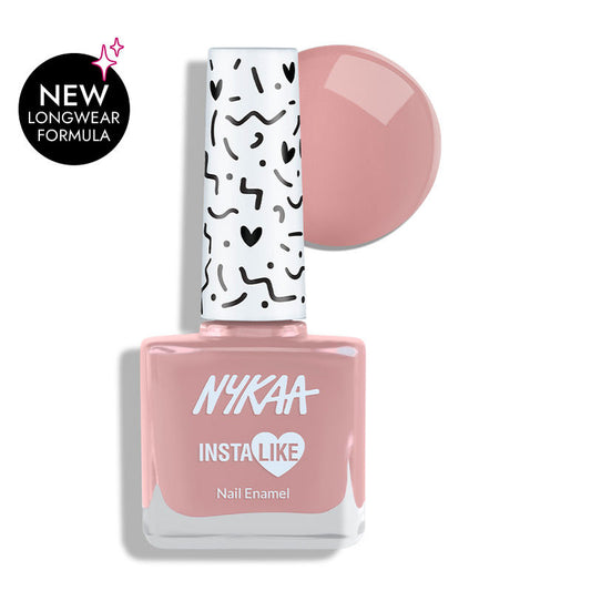 Nykaa InstaLike Long Lasting Nail Enamel - Nude OOTD 351|9 ml|MRP 189