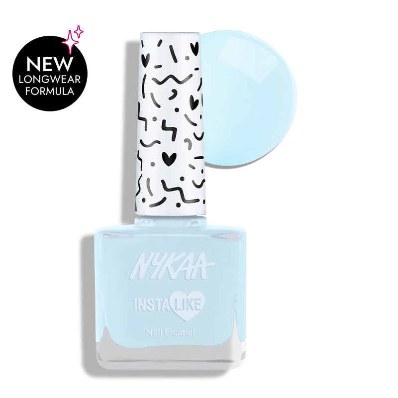 Nykaa InstaLike Long Lasting Nail Enamel - Beach Bliss 358|9 ml|MRP 119