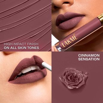 Lakm? Rouge Bloom Matte Liquid Lipstick ï¿½ Mocha Maiden 301|3.5 ml|MRP 1199