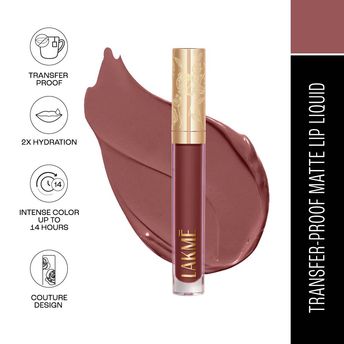 Lakm? Rouge Bloom Matte Liquid Lipstick ï¿½ Cinnamon Sensation 305|3.5 ml|MRP 1199