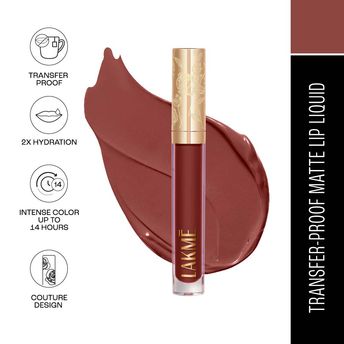 Lakm? Rouge Bloom Matte Liquid Lipstick ï¿½ Enchanted Woods 307|3.5 ml|MRP 1199