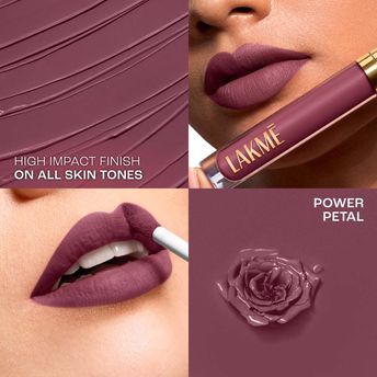 Lakm? Rouge Bloom Matte Liquid Lipstick ï¿½ Power Petal 304|3.5 ml|MRP 1199
