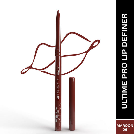 Faces Canada Ultime Pro Lip Definer � 06 Maroon|0.35 gms|MRP 549