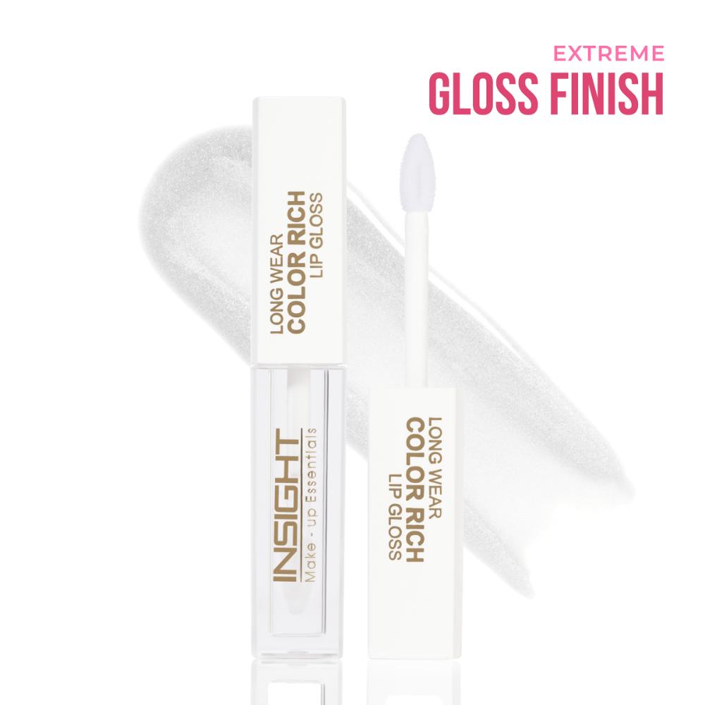 Insight Long Wear Color Rich Lip Gloss 01 Frost|4 ml|MRP 100