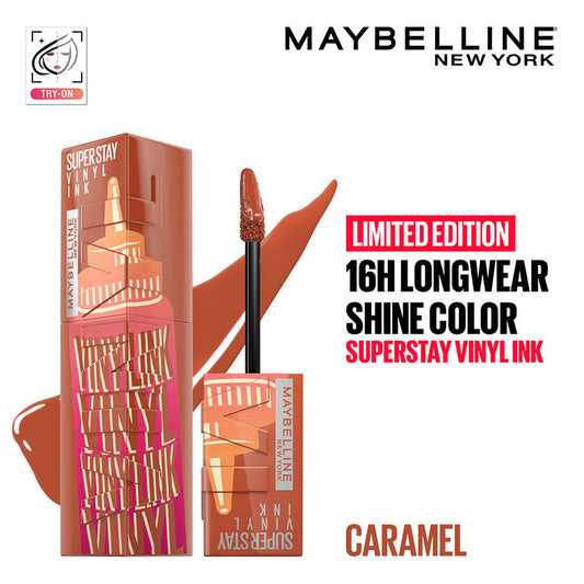 Maybelline Superstay Vinyl Ink Liquid Lipstick � 185 Carmel|4.2 ml|MRP 849