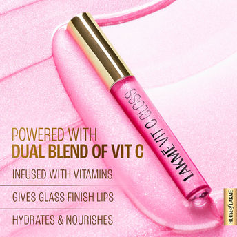 Lakmï¿½ Superglow Vitamin C Lip Gloss ï¿½ Insta Pink|2.5 ml|MRP 350