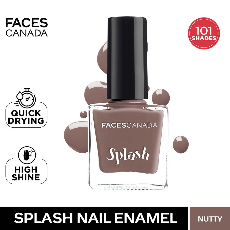 Faces Canada Splash Nail Enamel � 32 Nutty|8 ml|MRP 129