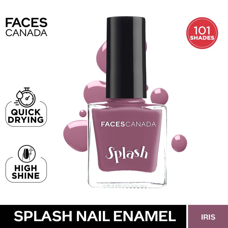Faces Canada Splash Nail Enamel � 102 Iris|8 ml|MRP 129