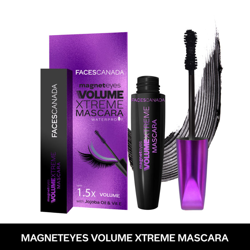 Faces Canada Magneteyes Volume Xtreme Mascara - Black|8 gms|MRP 449