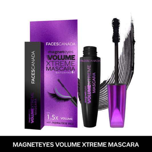 Faces Canada Magneteyes Volume Xtreme Mascara - Black|8 gms|MRP 449