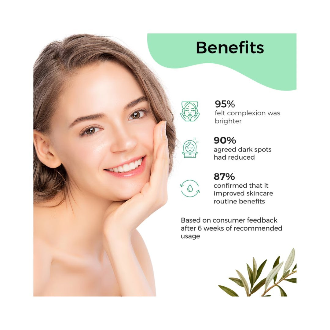 Pilgrim Squalane Glow Moisturiser 50g with niacinamide and vitamin C for daily radiance