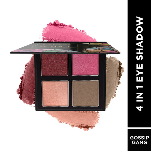 Faces Canada 4 In 1 Eyeshadow Palette � Gossip Gang 04|4.8 gms|MRP 399