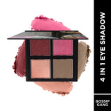 Faces Canada 4 In 1 Eyeshadow Palette � Gossip Gang 04|4.8 gms|MRP 399