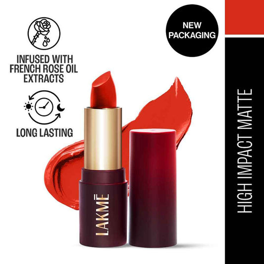 Lakmï¿½ Forever Matte Lipstick ï¿½ Orange Blossom|4.5 gms|MRP 349