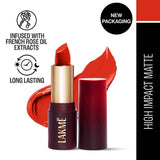 Lakmï¿½ Forever Matte Lipstick ï¿½ Orange Blossom|4.5 gms|MRP 349