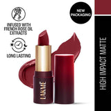 Lakmï¿½ Forever Matte Lipstick ï¿½  Burgundy Bloom|4.5 gms|MRP 349