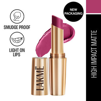 Lakm? 9 To 5 Powerplay Priming Matte Lipstick - MP4 Plum Pick|3.6 gms|MRP 650