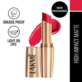 Lakm? 9 To 5 Powerplay Priming Matte Lipstick - Pink Rose|3.6 gms|MRP 650