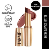 Lakm? 9 To 5 Powerplay Priming Matte Lipstick - Coffee Command|3.6 gms|MRP 650