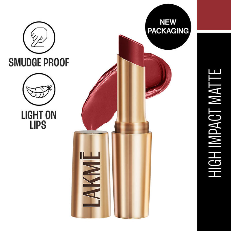 Lakmï¿½ 9to5 Powerplay Priming Matte Lipstick ï¿½ Cherry Chic|3.6 gms|MRP 650