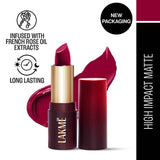 Lakmï¿½ Forever Matte Lipstick ï¿½ Red Aurora|4.5 gms|MRP 349