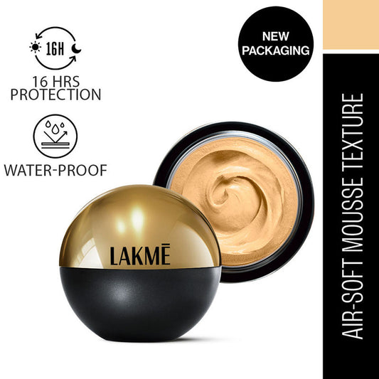 Lakm? Xtraordin?Airy Mattereal Mousse Foundation ï¿½ Golden Light 04|25 gms|MRP 999