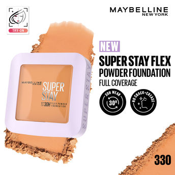 Maybelline Super Stay 30H Flex Powder Foundation � 330|9 gms|MRP 799