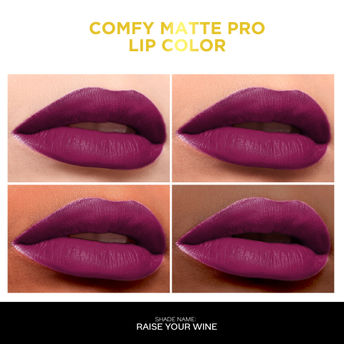 Faces Canada Comfy Matte Pro Liquid Lipstick - Raise Your Wine 03|5.5 ml|MRP 699